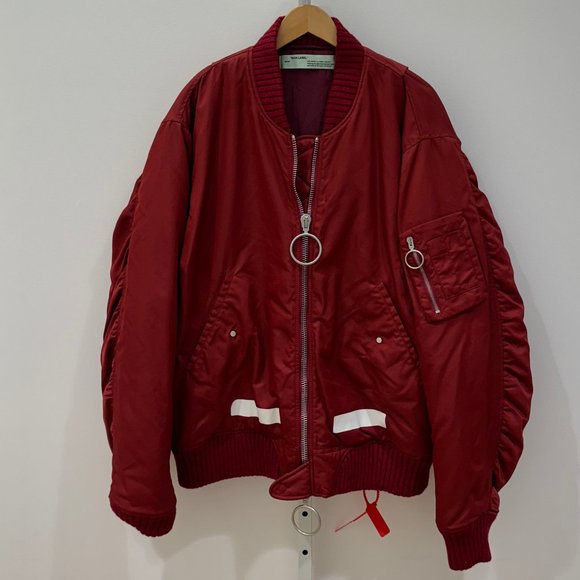 Off-White Red Arrows Bomber Jacket - Picture 1 of 3